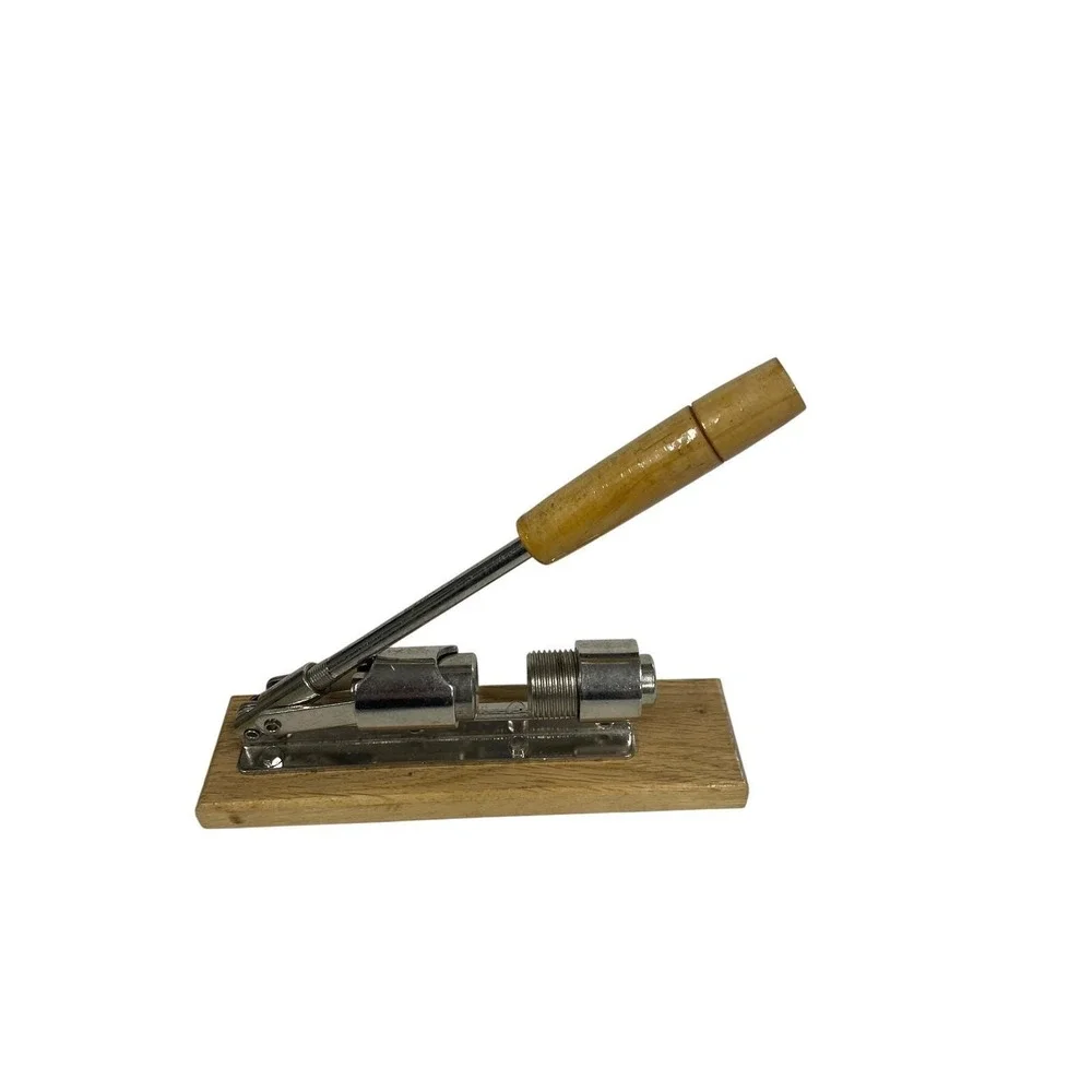 Duke's Easy Pecan and‎ Nut Cracker Model 0100 Vintage Style Wood Metal Base